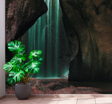 Fototapete natur tropischer wasserfall - TenStickers