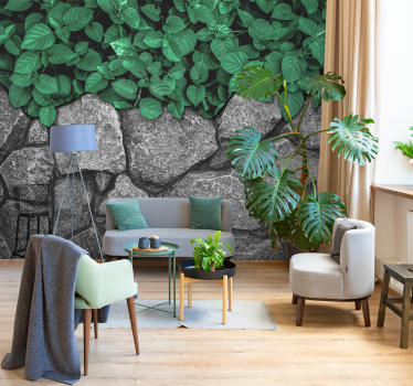 Fototapete Natur üppiges grün kontrast - TenStickers