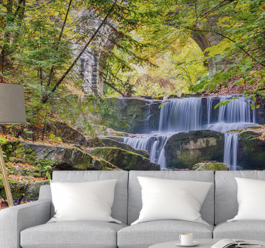 Fototapete wasserfall friedliche wasserfallfälle - TenStickers