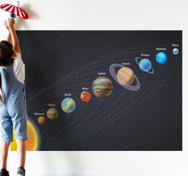 Fototapete weltraum himmelskörper des sonnensystems - TenStickers