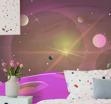 Fototapete weltraum kosmische himmelsansicht - TenStickers
