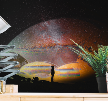 Fototapete weltraum kosmische landschaftserkundung - TenStickers