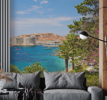 Wand Fototapete Blick auf split, kroatien - TenStickers