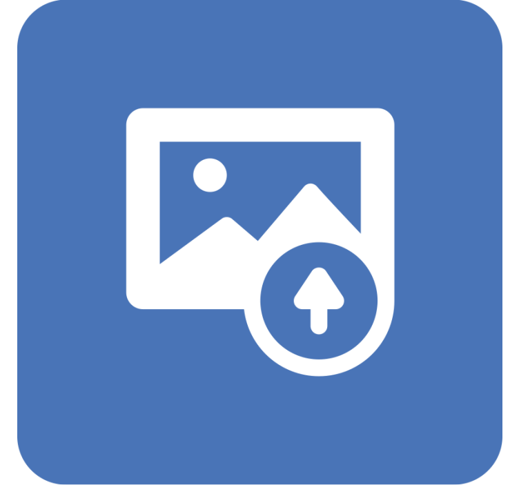 Personalisierter Glasuntersetzer mit Foto - TenStickers