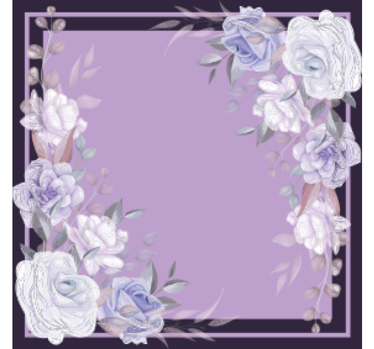 Bierdeckel Hochzeit lavendel blumenarrangement - TenStickers