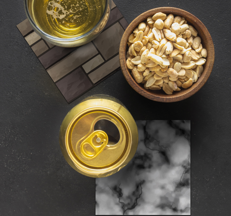 Untersetzer Muster Realistische texturen - TenStickers