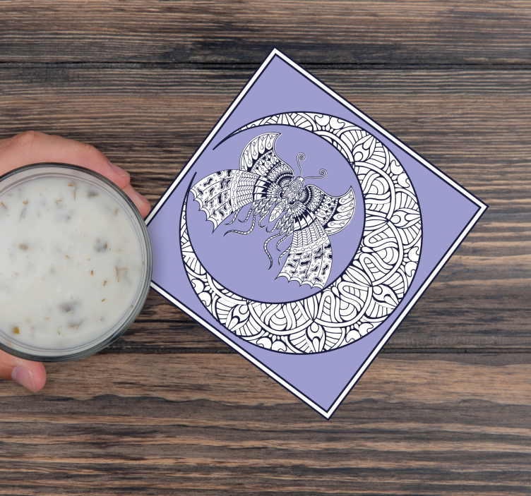 Untersetzer geek komplexes schmetterlingsemblem - TenStickers