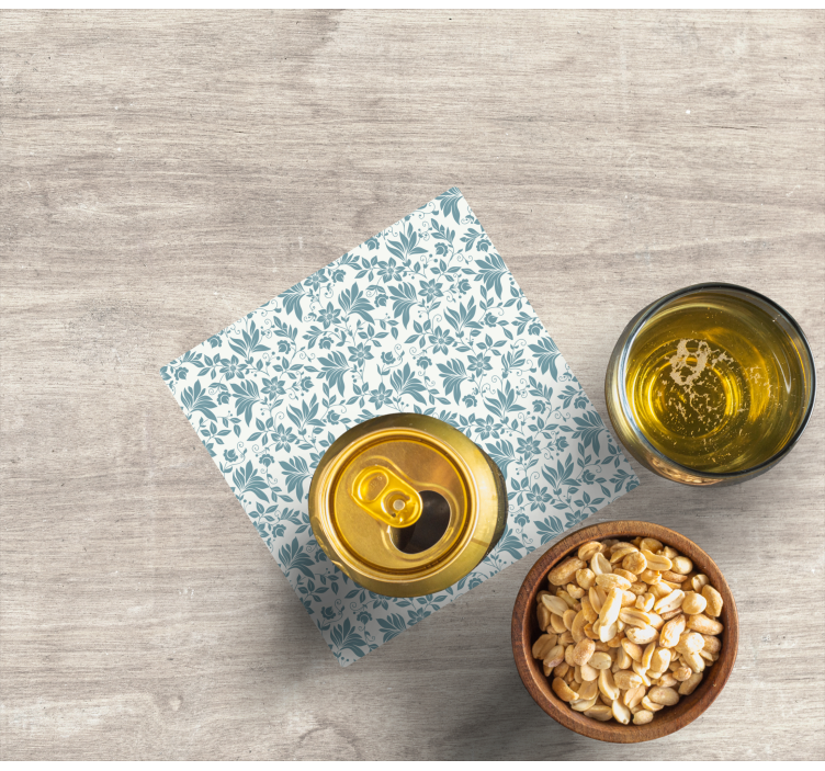 Untersetzer mit floral strukturiertem design - TenStickers