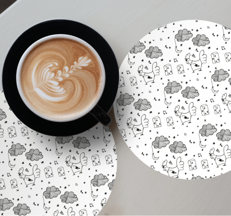 Untersetzer personalisiert im charmanten landhausstil - TenStickers