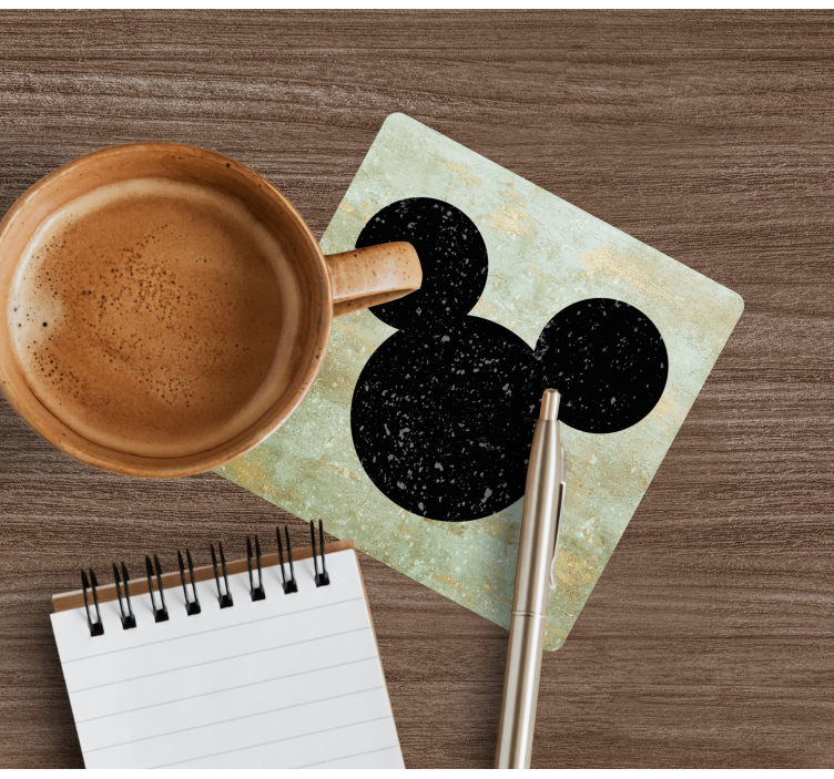 Vintage untersetzer klassische cartoon ikone - TenStickers