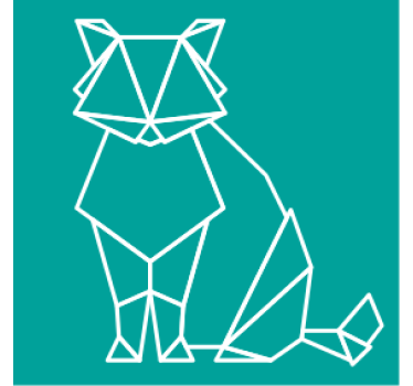 Untersetzer geek geometrische tierumrisse - TenStickers