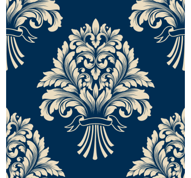 Vintage untersetzer mit filigranem blattmotiv - TenStickers