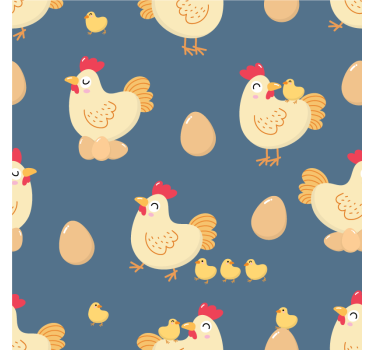 Untersetzer geek lustige hühner mit eiern - TenStickers