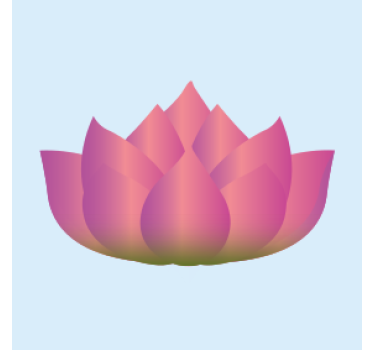Untersetzer geek lotusblüte erblühen - TenStickers