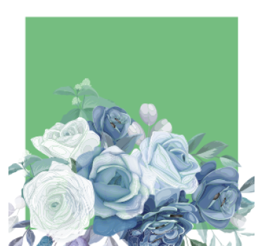 Bierdeckel Hochzeit elegantes blumenarrangement - TenStickers