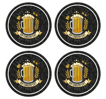 Untersetzer Bier Bierfest oktoberfest - TenStickers