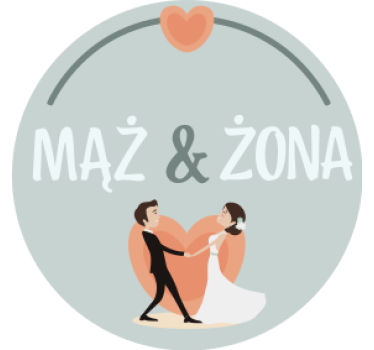 Bierdeckel hochzeit brautpaar herz - TenStickers