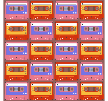 Vintage untersetzer retro kassettentapes - TenStickers