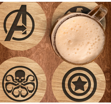 Untersetzer Freak Avengers Untersetzer set - TenStickers