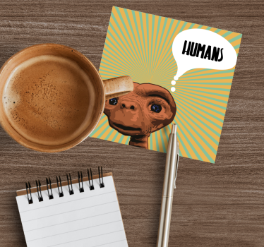 Untersetzer Freak Und an den menschen denken - TenStickers