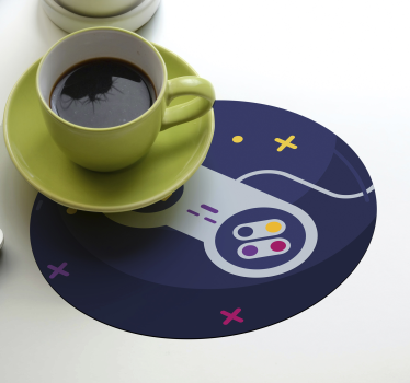 Untersetzer geek bunter game controller - TenStickers