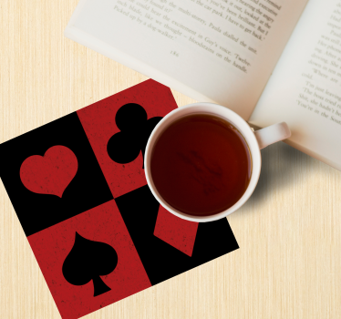 Untersetzer geek kartensymbole patch - TenStickers