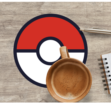 Untersetzer geek mit ikonischem rundlogo - TenStickers
