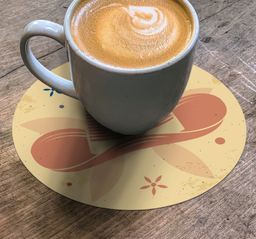 Untersetzer geek mit stilisiertem hutmotiv - TenStickers