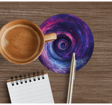 Vintage untersetzer bunte kosmische wirbel - TenStickers
