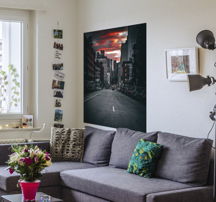 Poster New York City Straße - TenStickers