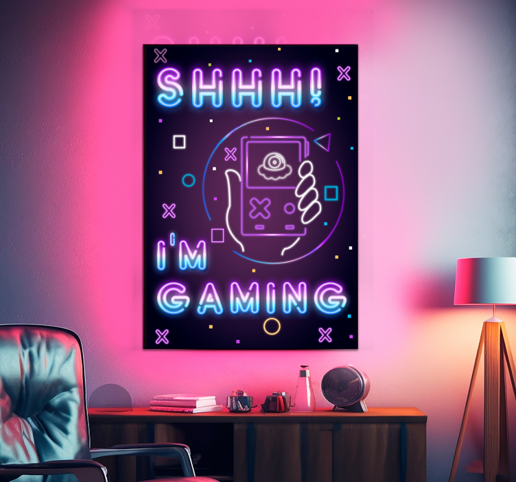 Gaming Poster I AM GAMING - TenStickers