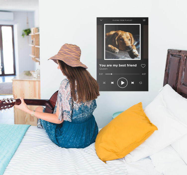 Musik Poster ein Personalisiert Musikplayer - TenStickers