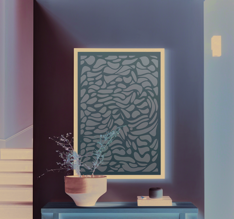 Nordisches poster mit natürlichem druck - TenStickers