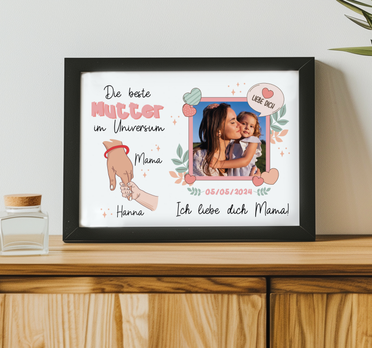 Poster sonstige Events die beste mutter im universum - TenStickers