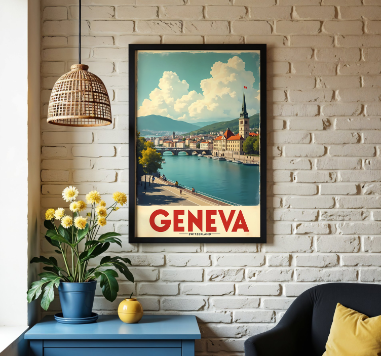 Poster Genf - TenStickers