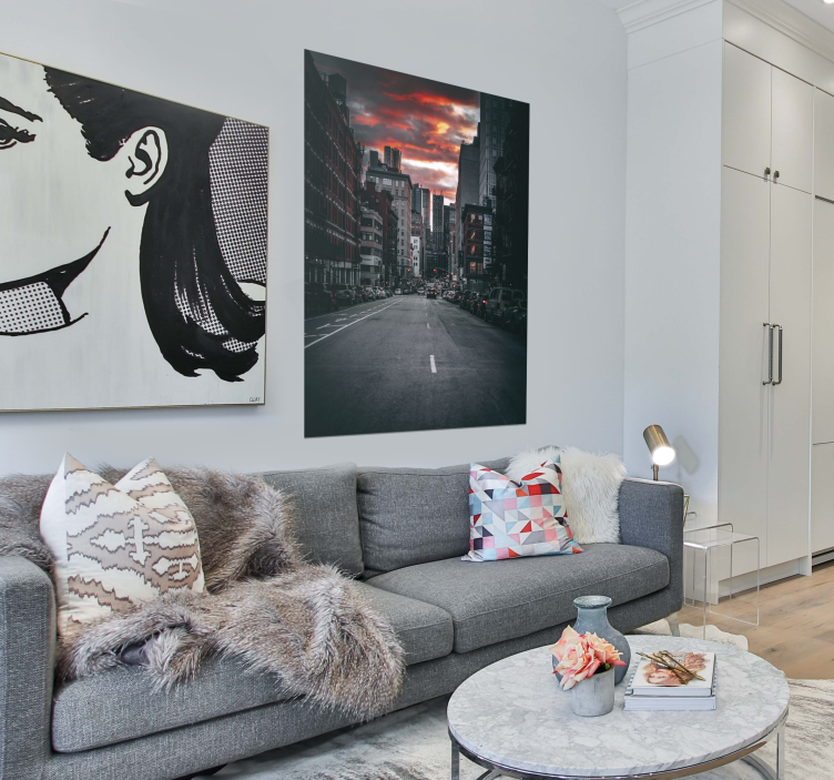 Poster New York City Straße - TenStickers