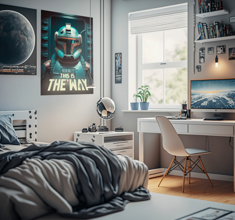 Poster Teenager Kopfgeldjäger This is The Way - TenStickers