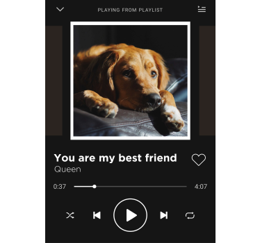 Musik Poster ein Personalisiert Musikplayer - TenStickers