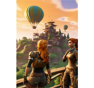 Game Poster Soldatinnen auf der Hut - TenStickers