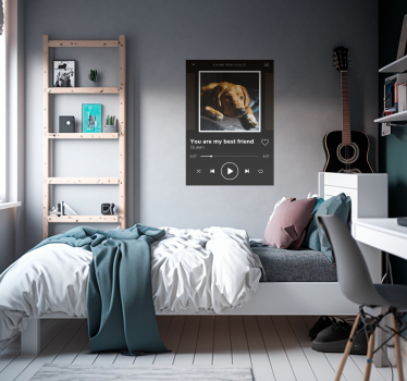 Musik Poster ein Personalisiert Musikplayer - TenStickers