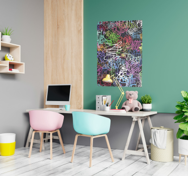 Poster Teenagerzimmer street-art-leinwandgemälde - TenStickers