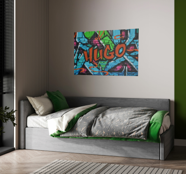 Personalisierte Poster personalisierter graffiti-kunstdruck - TenStickers