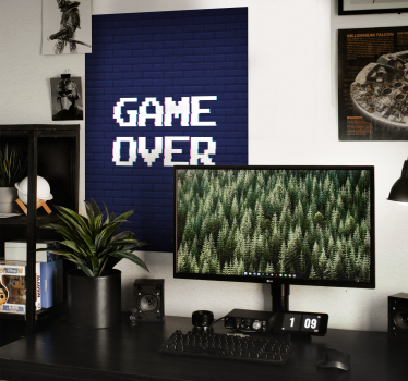 Poster Gaming- Game Over - TenStickers