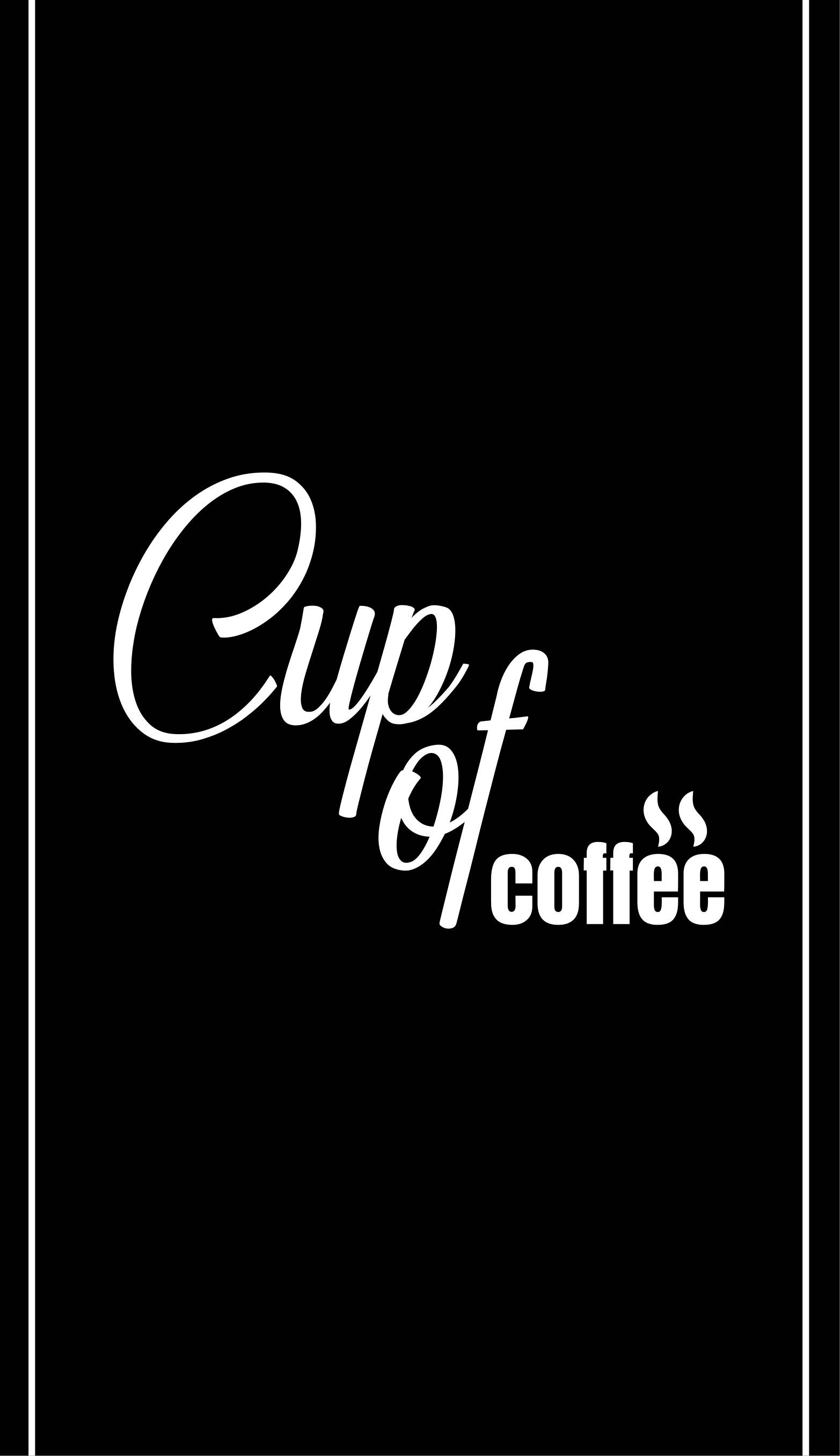 Poster küche tasse kaffee minimalistisch stil 4 - TenStickers