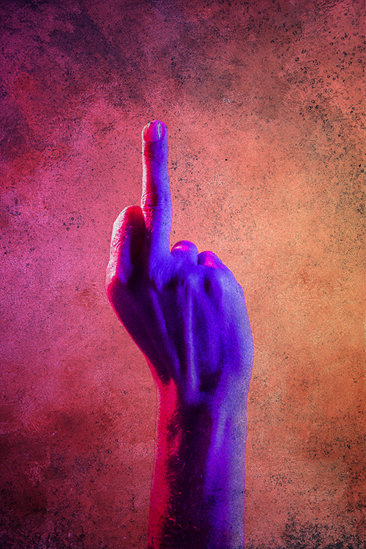 Poster teenagerzimmer jugendliches f*ck dich - TenStickers