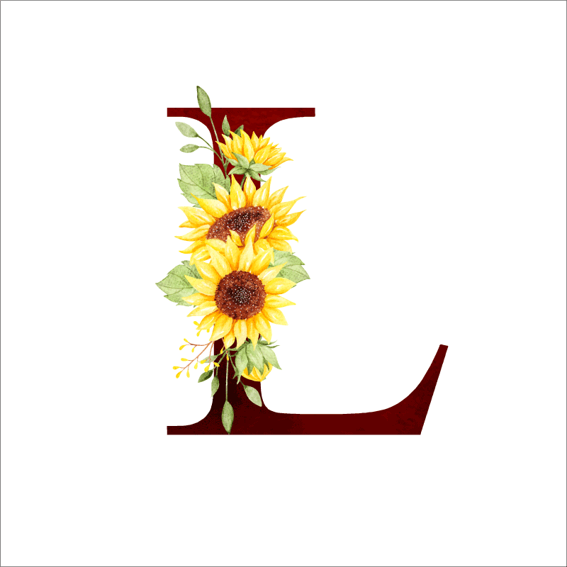 Blumenposter individuell sonnenblume - TenStickers