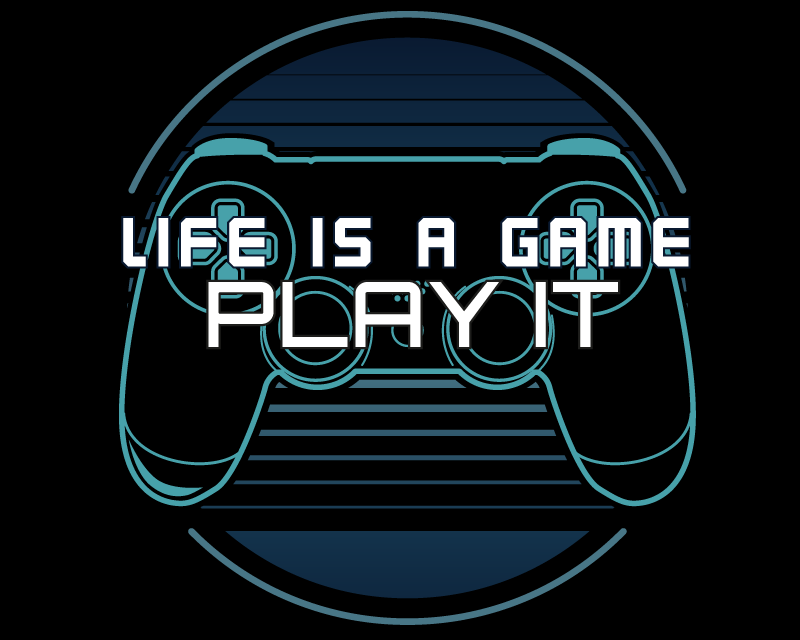 Gaming poster das leben ist ein spiel - TenStickers