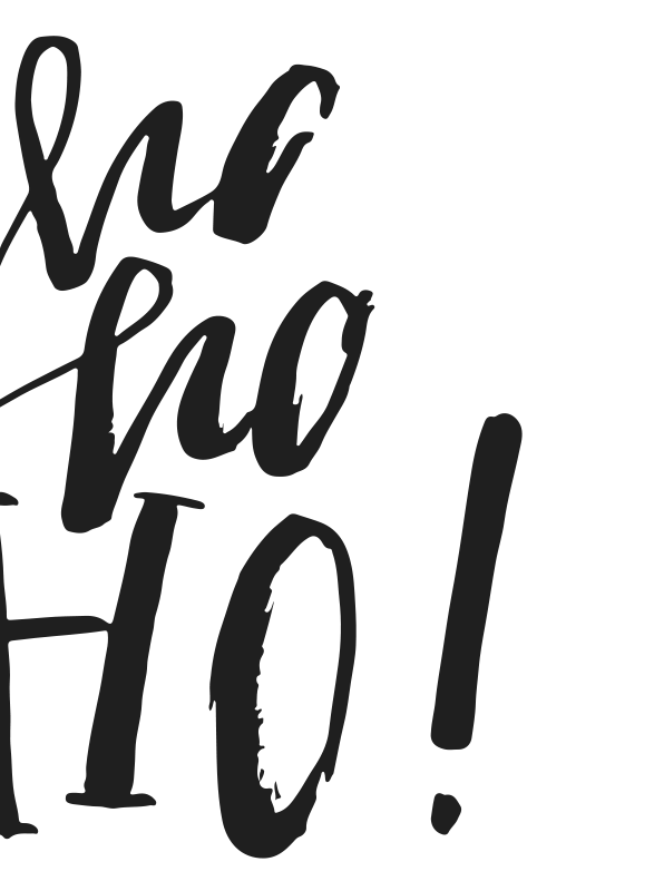 Poster weihnachten ho ho ho! - TenStickers