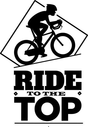 Poster kreise für radfahrer zur spitze fahren - TenStickers