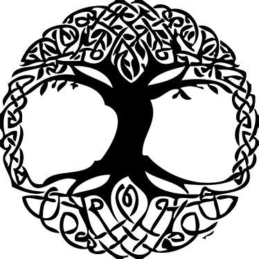 Poster baum vinilo dekorativ keltischer baum - TenStickers